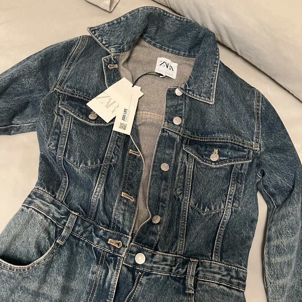 Zara Denim jumpsuit